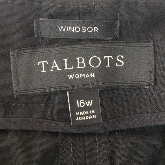 Talbots Windsor black trouser - Picture 5 of 6